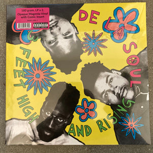 De La Soul – 3 Feet High And Rising (1989) - New 2 LP Record 2023 Chrysalis Magenta 180 gram Vinyl & Comic - Hip Hop