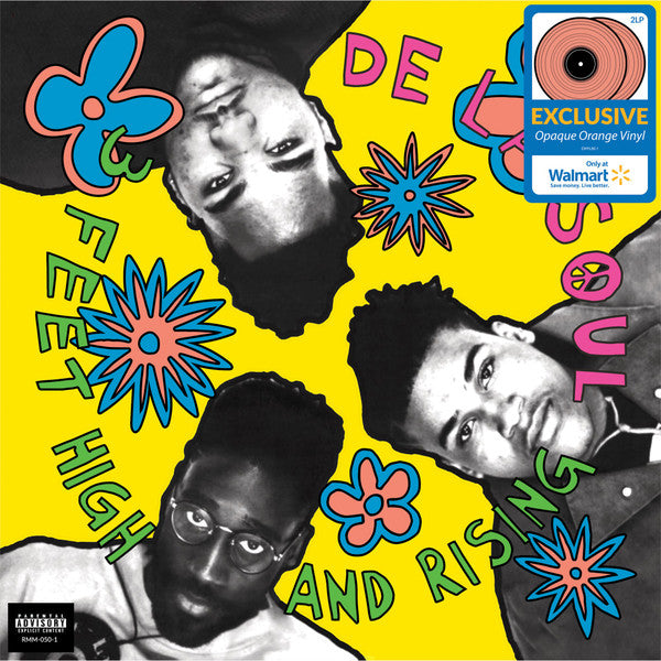 De La Soul - 3 Feet High And Rising (1989) - New 2 LP Record 2023 Chrysalis AOI WALMART Exclusive Opaque Orange Vinyl & Comic Insert - Hip Hop / Conscious - Shuga Records
