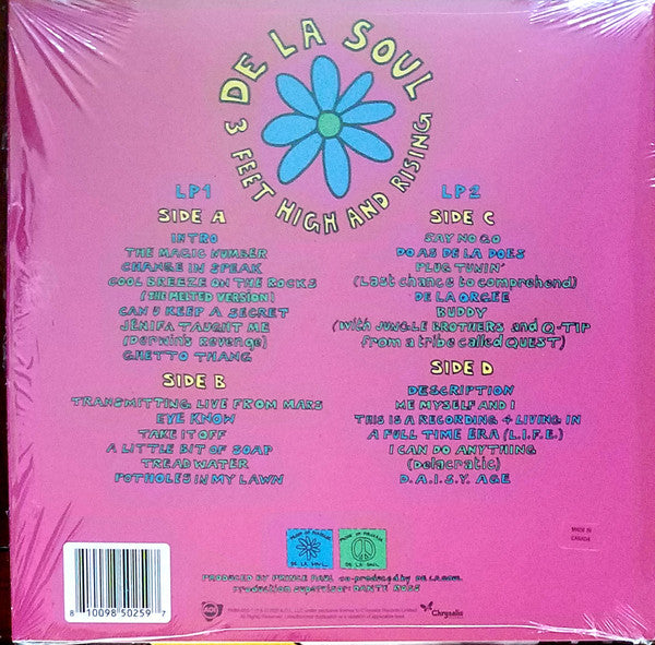 De La Soul - 3 Feet High And Rising (1989) - New 2 LP Record 2023 Chrysalis AOI WALMART Exclusive Opaque Orange Vinyl & Comic Insert - Hip Hop / Conscious - Shuga Records