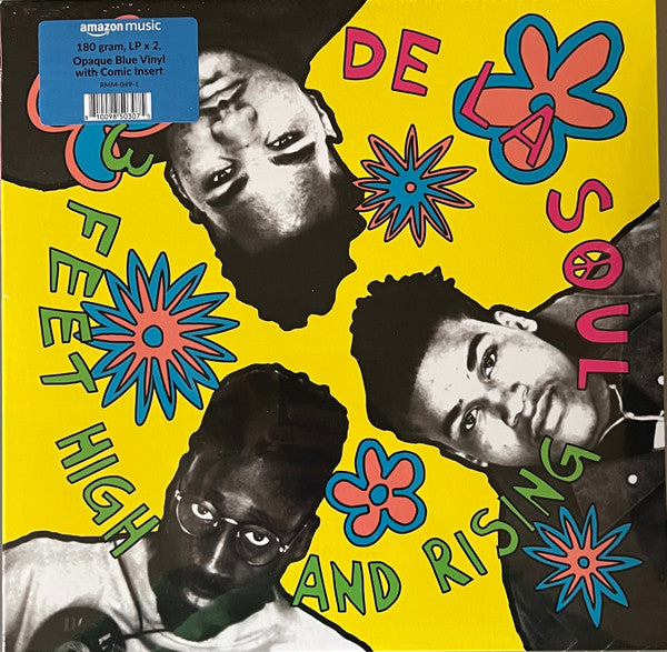 De La Soul - 3 Feet High And Rising (1989) - New 2 LP Record 2023 Chrysalis AOI Amazon Music Exclusive Opaque Blue Vinyl & Comic Insert - Hip Hop / Conscious - Shuga Records