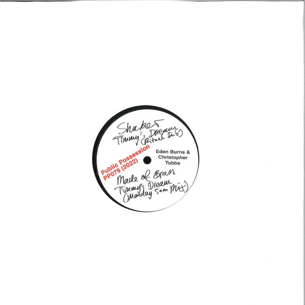 Eden Burns & Christopher Tubbs – Burns Tubbs Volume II - New 12" Single Record 2024 Public Possession Germany Vinyl - House / Tech House / Tribal - Shuga Records