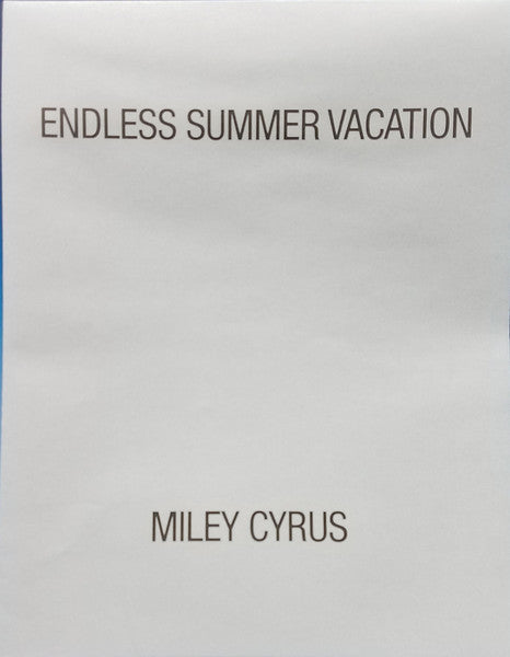 Miley Cyrus - Endless Summer Vacation - Mint- LP Record 2023 Columbia Target Exclusive White Vinyl, Poster  & Booklet - Pop Rock / Dance-pop - Shuga Records