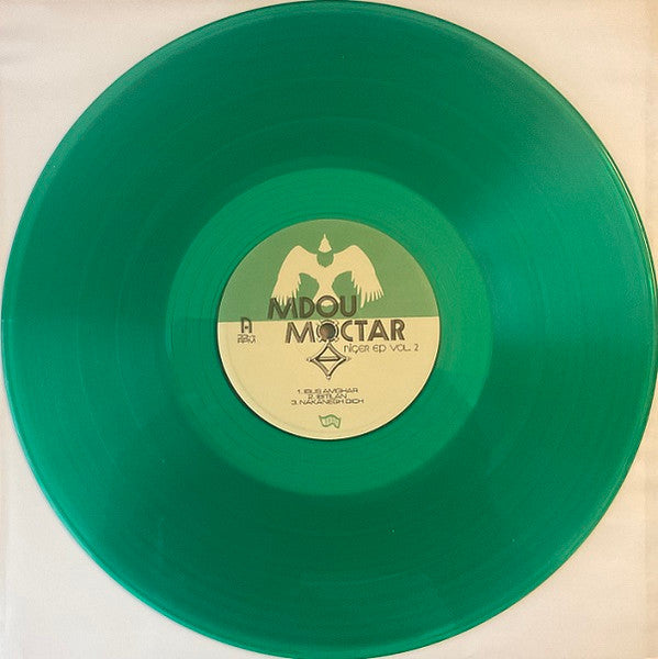 Signed Autographed - Mdou Moctar – Niger EP Vol. 2 - New EP Record 2023 Matador Green Vinyl - African Rock / Psychedelic Rock / Tuareg - Shuga Records