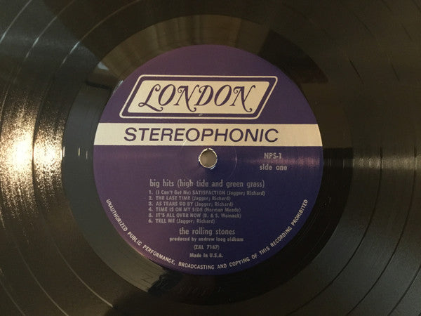 The Rolling Stones – Big Hits (High Tide And Green Grass) - Mint- LP Record 1966 London USA Stereo Vinyl & Booklet - Pop Rock / Blues Rock - Shuga Records