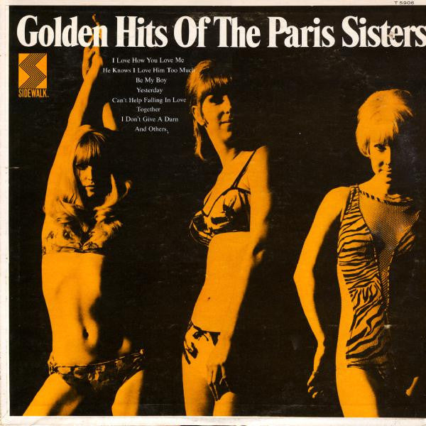 The Paris Sisters - VG+ LP Record 1967 Sidewalk USA Mono Original Vinyl - Pop Rock / Vocal / Bubblegum - Shuga Records