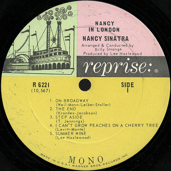 Nancy Sinatra - Nancy In London - VG+ LP Record 1966 Reprise USA Mono Vinyl - Pop / Lounge / Country - Shuga Records
