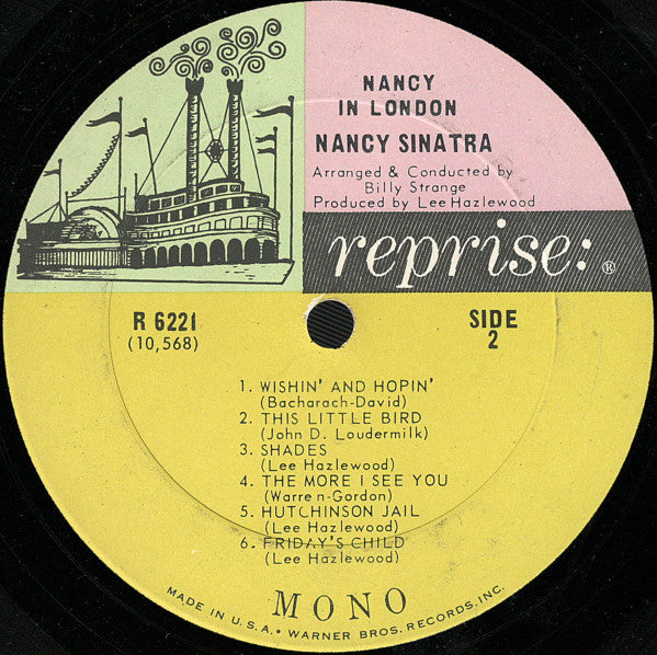 Nancy Sinatra - Nancy In London - VG+ LP Record 1966 Reprise USA Mono Vinyl - Pop / Lounge / Country - Shuga Records