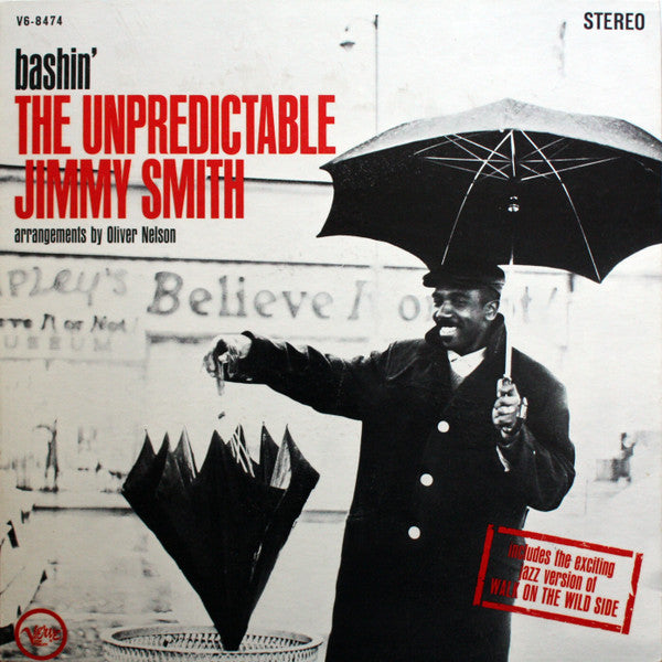 The Unpredictable Jimmy Smith - Bashin' - VG+ LP Record 1962 Verve USA Stereo Original Vinyl - Jazz / Soul-Jazz / Bop - Shuga Records