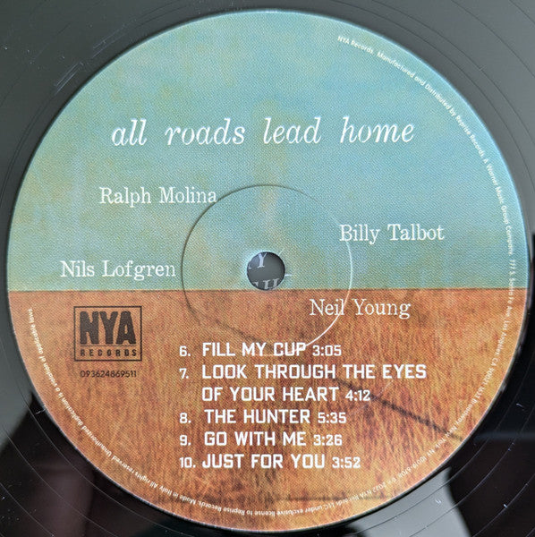 Ralph Molina, Billy Talbot, Nils Lofgren, Neil Young - All Roads Lead Home - VG+ LP Record 2013 NYA Europe Vinyl - Soft Rock / Folk Rock / Blues Rock