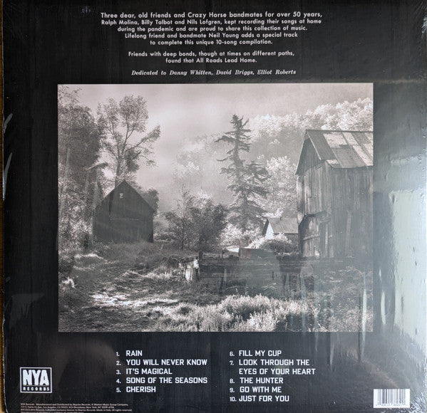 Ralph Molina, Billy Talbot, Nils Lofgren, Neil Young - All Roads Lead Home - VG+ LP Record 2013 NYA Europe Vinyl - Soft Rock / Folk Rock / Blues Rock