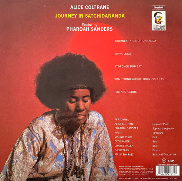 Alice Coltrane Featuring Pharoah Sanders – Journey In Satchidananda (1971) - Mint- LP Record 2023 Impulse! 180 gram Vinyl - Free Jazz / Avant-garde Jazz - Shuga Records
