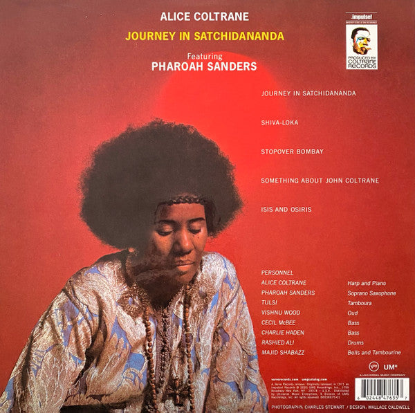 Alice Coltrane Featuring Pharoah Sanders – Journey In Satchidananda (1971) - Mint- LP Record 2023 Impulse! 180 gram Vinyl - Free Jazz / Avant-garde Jazz