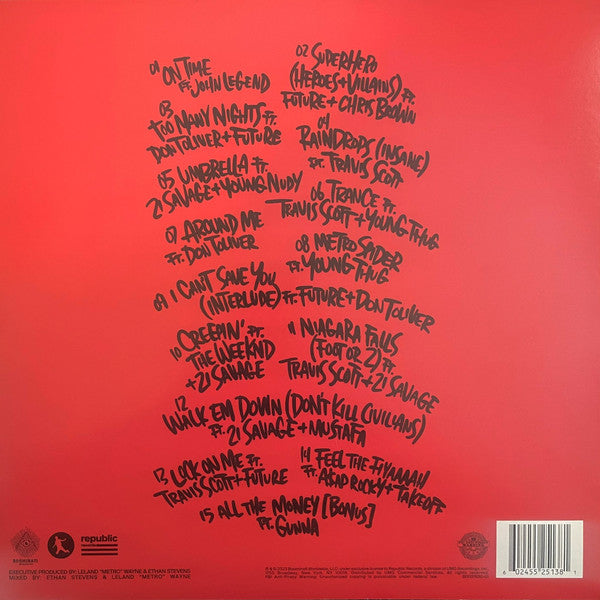 Metro Boomin - Heroes & Villains - Mint- LP Record 2023 Boominati Republic Webstore Exclusive Vinyl & Insert - Hip Hop / Trap - Shuga Records