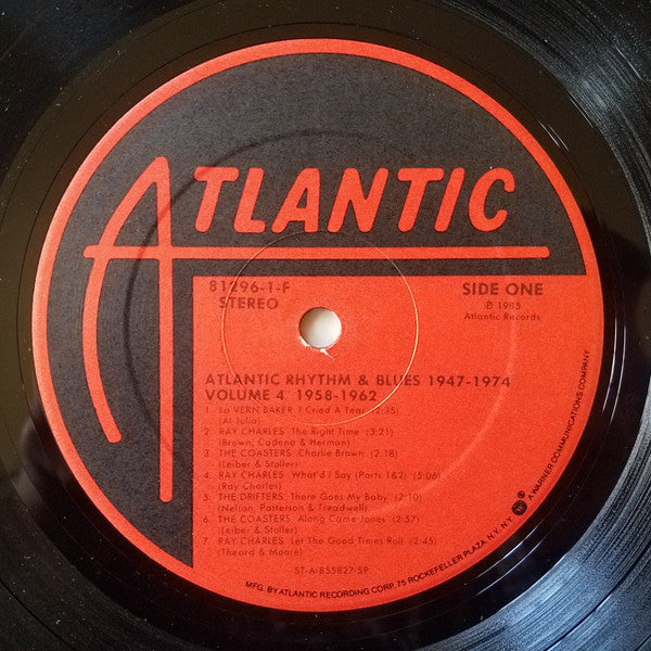 Various – Atlantic Rhythm & Blues 1947-1974 (Volume 4 1958-1962) - VG+ 2 LP Record 1985 Atlantic Vinyl - RnB / Soul