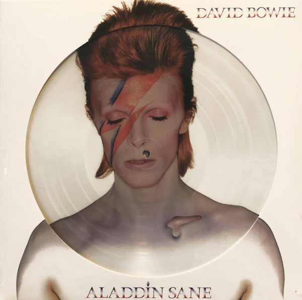 David Bowie - Aladdin Sane (1973) - New LP Record 2023 Parlophone Picture Disc Vinyl - Pop Rock / Glam - Shuga Records
