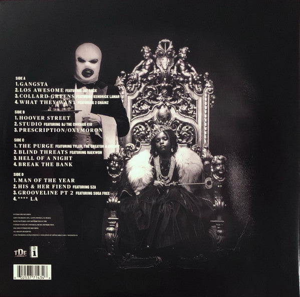 Schoolboy Q - Oxymoron (2014) - Mint- 2 LP Record 2023 Top Dawg USA Vinyl - Hardcore Hip Hop - Shuga Records
