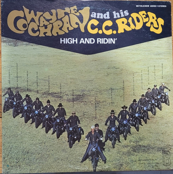 Wayne Cochra & The C.C. Riders - High And Ridin' / Rappin'- VG+ LP Record 1970 Bethlehem USA Original Vinyl - Jazz / Funk / Big Band - Shuga Records