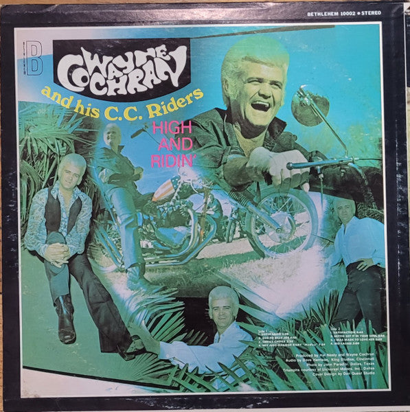Wayne Cochra & The C.C. Riders - High And Ridin' / Rappin'- VG+ LP Record 1970 Bethlehem USA Original Vinyl - Jazz / Funk / Big Band - Shuga Records