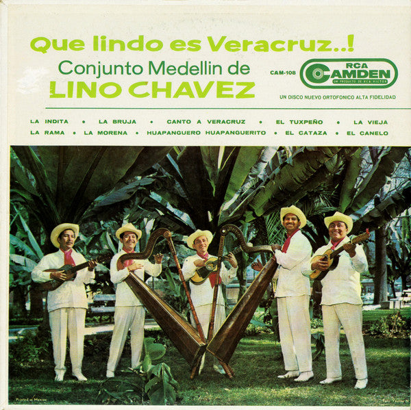 Conjunto Medellin de Lino Chavez - Que Lindo Es Veracruz - Mint- LP Record 1964 RCA Camden Mexico Vinyl - Latin - Shuga Records