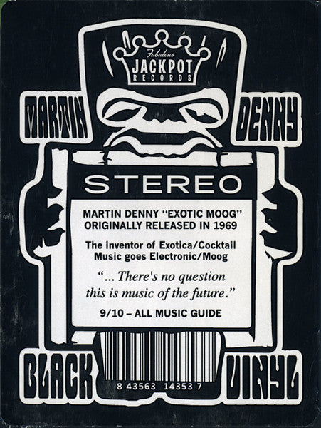 Martin Denny - Exotic Moog (1969) - New LP Record 2023 Jackpot Black Vinyl - Jazz / Exotica / Easy Listening - Shuga Records