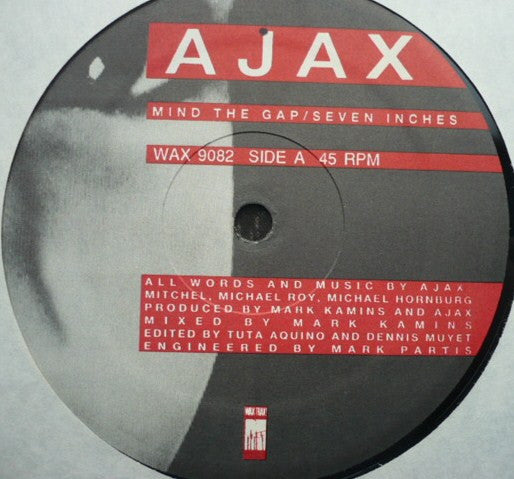 Ajax - Mind The Gap - Mint- 12" Single Record 1989 Wax Trax! USA Vinyl & Insert - Industrial - Shuga Records