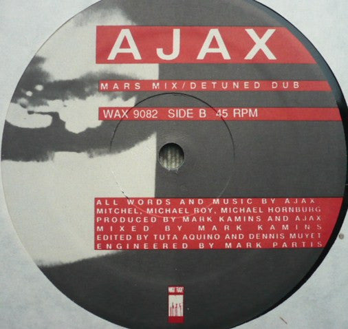Ajax - Mind The Gap - Mint- 12" Single Record 1989 Wax Trax! USA Vinyl & Insert - Industrial - Shuga Records