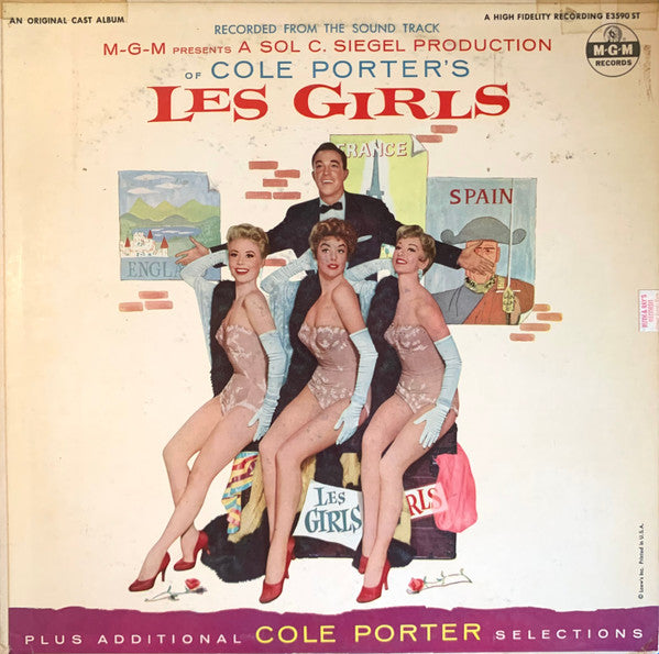 Various - Les Girls - VG+ LP Record 1957 MGM USA Original Vinyl - Soundtrack - Shuga Records