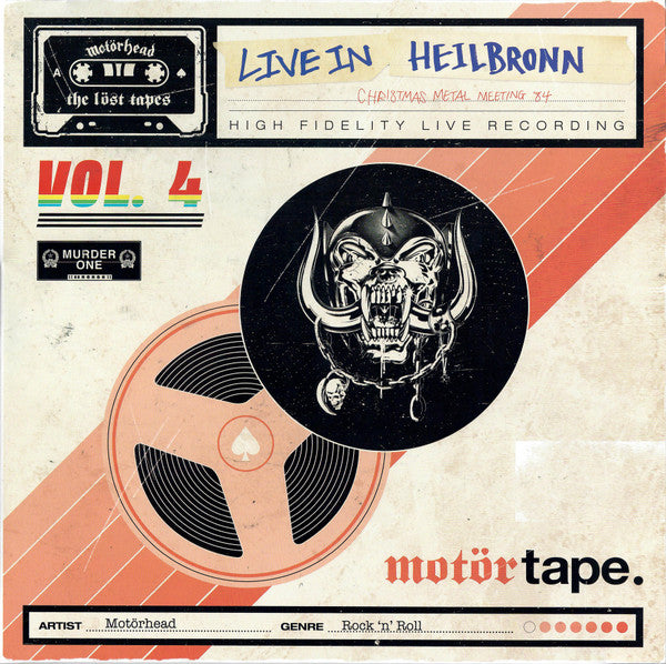 Motorhead - The Löst Tapes Vol. 4 (Live In Heilbronn Christmas Metal Meeting 84) - New 2 LP Record Store Day 2023 Murder One BMG RSD Amber Vinyl - Hard Rock / Heavy Metal - Shuga Records