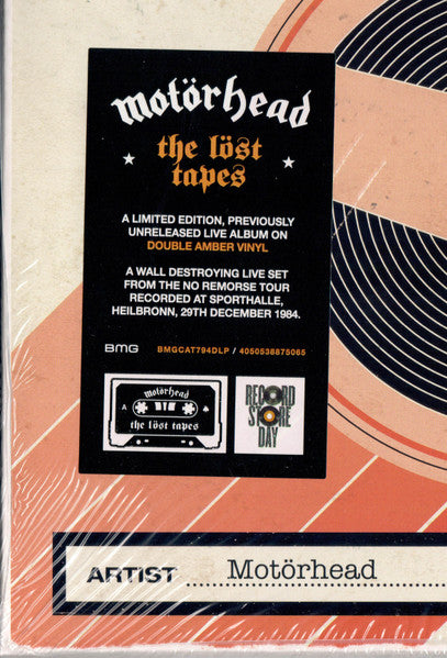 Motorhead - The Löst Tapes Vol. 4 (Live In Heilbronn Christmas Metal Meeting 84) - New 2 LP Record Store Day 2023 Murder One BMG RSD Amber Vinyl - Hard Rock / Heavy Metal - Shuga Records