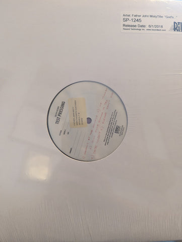 Father John Misty - God's Favorite Customer - New LP Record 2018 Sub Pop RTI Test Press Promo Advance Vinyl - Indie Rock