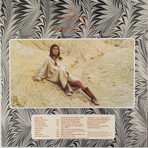Nico - Desertshore (1970) - Mint- (VG cover) LP Record 1972 Reprise UK Vinyl & Textured Cover - Psychedelic Rock / Avantgarde / Experimental - Shuga Records