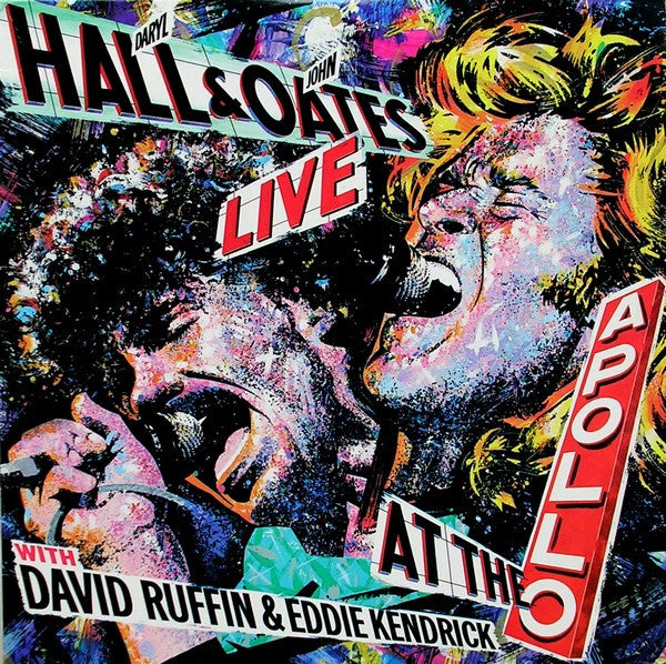 Daryl Hall & John Oates With David Ruffin & Eddie Kendrick – Live At The Apollo - Mint- LP Record 1985 RCA USA Vinyl - Pop Rock / Soul - Shuga Records