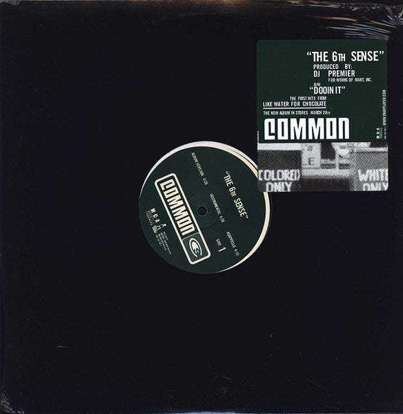 Common - The 6th Sense / Dooinit - VG+ 12" Single Record 2000 MCA USA Vinyl - Hip Hop - Shuga Records