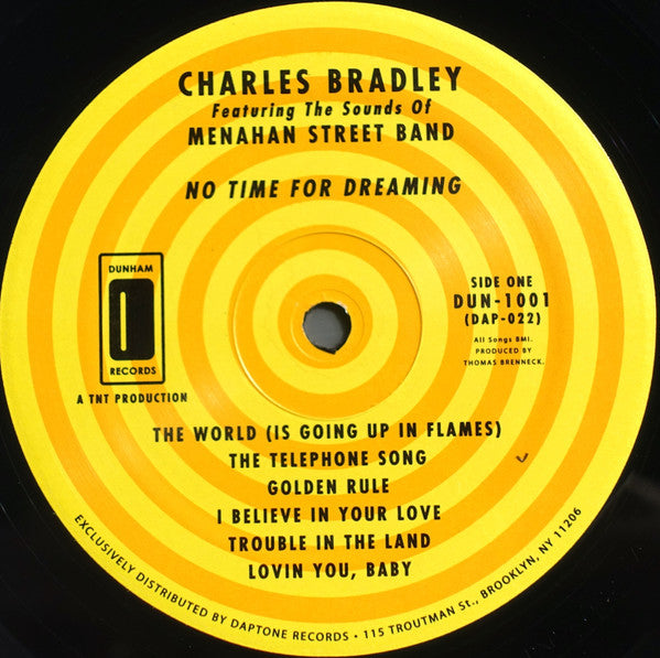 Charles Bradley Featuring The Sounds Of Menahan Street Band - No Time For Dreaming - Mint- LP Record 2011 Dunham Daptone USA Vinyl - Soul - Shuga Records