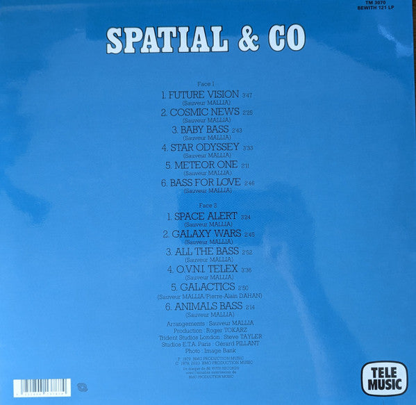 Sauveur Mallia – Spatial & Co (1979) - New LP Record 2023 Tele Music UK Vinyl - Funk / Disco / Experimental - Shuga Records
