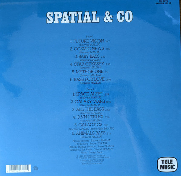 Sauveur Mallia – Spatial & Co (1979) - New LP Record 2023 Tele Music UK Vinyl - Funk / Disco / Experimental