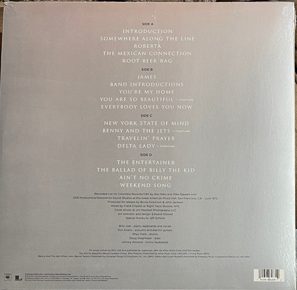 Billy Joel - Live At The Great American Music Hall, 1975 - New LP Record Store Day 2023 Columbia RSD Opaque Gray Vinyl - Classic Rock - Shuga Records