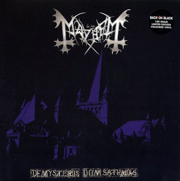 Mayhem - De Mysteriis Dom Sathanas (1994) - Mint- LP Record 2010 Back On Black UK Purple Transparent 180 gram Vinyl - Black Metal - Shuga Records