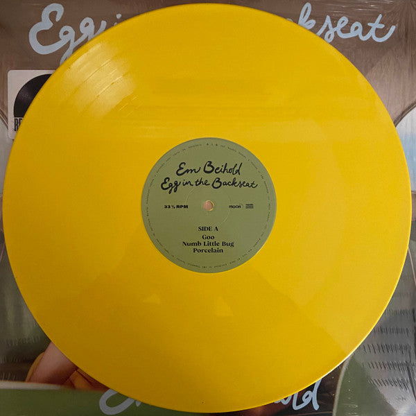 Em Beihold - Egg In The Backseat - New 12" EP Record 2023 Republic Records Yellow Duckie Vinyl - Pop - Shuga Records