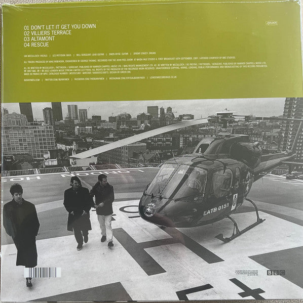 Echo & The Bunnymen - Peel Session 1997 - New EP Record Store Day 2023 London BBC RSD UK Vinyl - New Wave / Post-Punk - Shuga Records