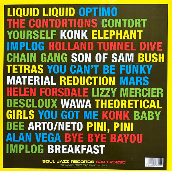 Various - New York Noise (Dance Music From The New York Underground 1977-1982) - New 2 LP Record Store Day 2023 Soul Jazz RSD Yellow Vinyl - Art Rock / Experimental / No Wave / Disco