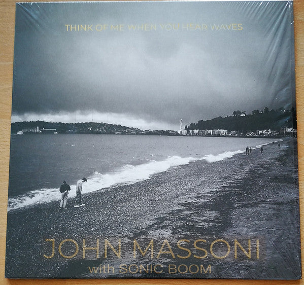 John Massoni With Sonic Boom - Think Of Me When You Hear Waves - New LP Record Store Day 2023 Space Age Recordings UK RSD Orange Vinyl - Electronic / Avantgarde / Experimental - Shuga Records