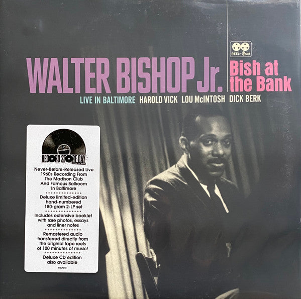 Walter Bishop Jr. - Bish At The Bank: Live In Baltimore (1966-1967) - New 2 LP Record Store Day 2023 Reel To Real RSD 180 gram Vinyl & Numbered - Jazz - Shuga Records