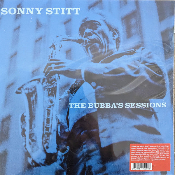 Sonny Stitt - The Bubba's Sessions (1981) - New 2 LP Record Store Day 2023 Who's Who In Jazz RSD Crystal Clear Vinyl - Jazz - Shuga Records