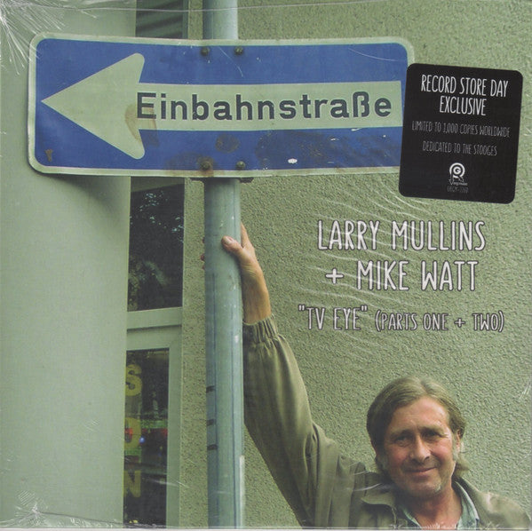 Larry Mullins + Mike Watt - TV Eye (Parts One + Two) - New 7" Single Record Store Day 2023 ORG Music RSD Vinyl - Alternative Rock / Punk - Shuga Records