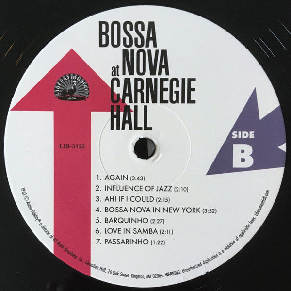 Various - Bossa Nova At Carnegie Hall 1962 (1963) - New LP Record Store Day 2023 Liberation Hall RSD 180 gram Vinyl - Jazz / Latin / Bossanova - Shuga Records
