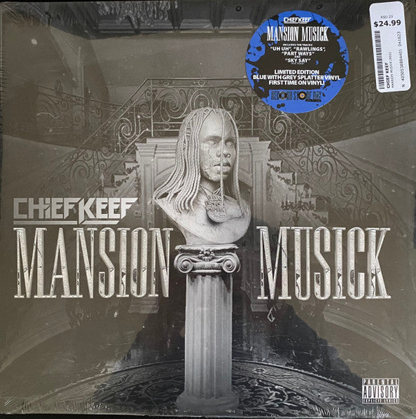 Chief Keef - Mansion Musick (2018) - New LP Record Store Day 2023 RBC Blue With Grey Splatter Vinyl - Hip Hop / Trap / Drill / Chicago