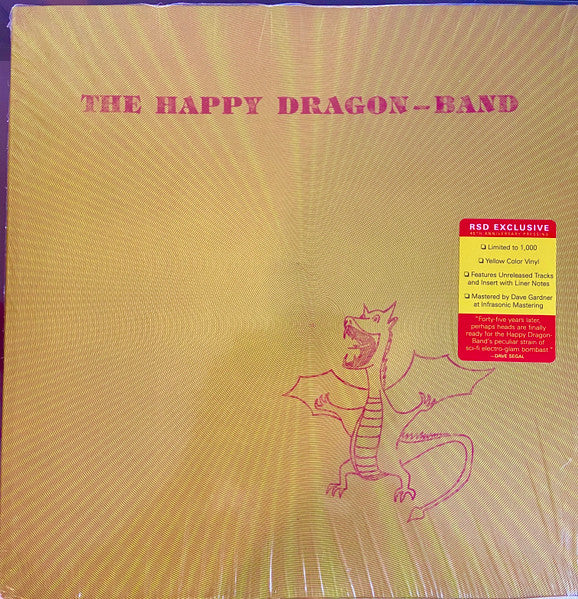 The Happy Dragon Band - The Happy Dragon Band (1978) - New LP Record Store Day 2023 ORG RSD Yellow Vinyl - Psychedelic Rock / Prog Rock - Shuga Records