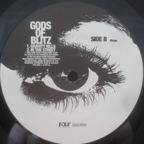 Gods Of Blitz - Gods Of Blitz - VG+ 10" EP Record 2005 Four Music Germany Vinyl - Alternative Rock - Shuga Records