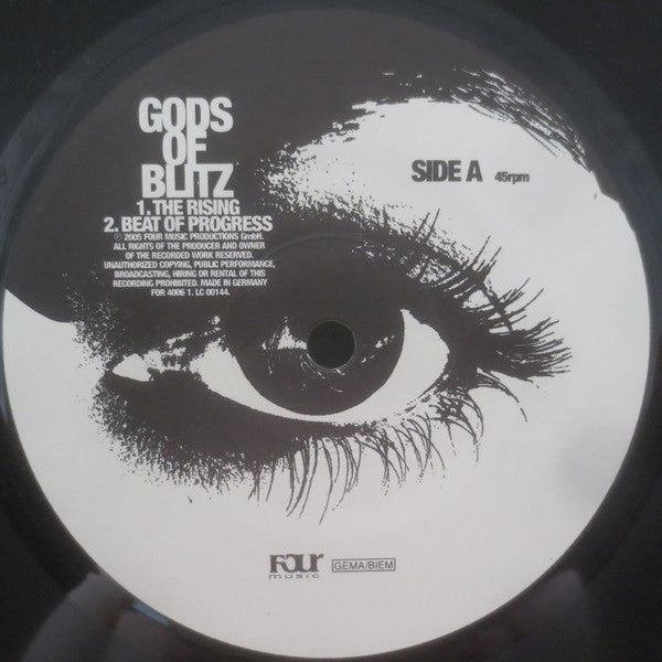 Gods Of Blitz - Gods Of Blitz - VG+ 10" EP Record 2005 Four Music Germany Vinyl - Alternative Rock - Shuga Records